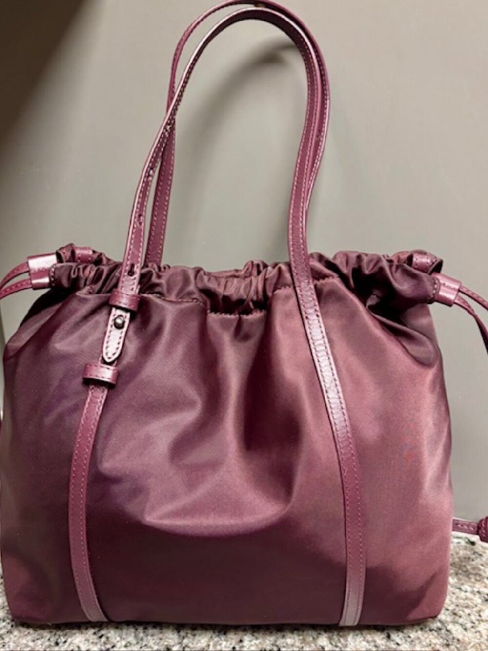 MZ Wallace Small Waverly Tote - Bordeaux (Rare Color) - Picture 2 of 9